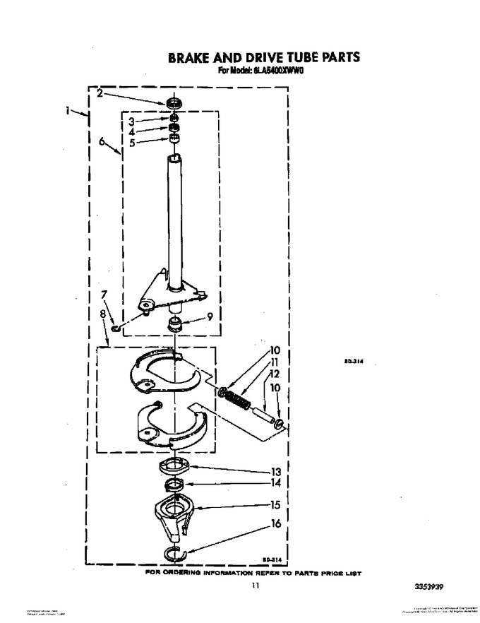 Diagram for 6LA5400XWF0