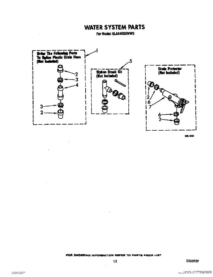 Diagram for 6LA5400XWF0