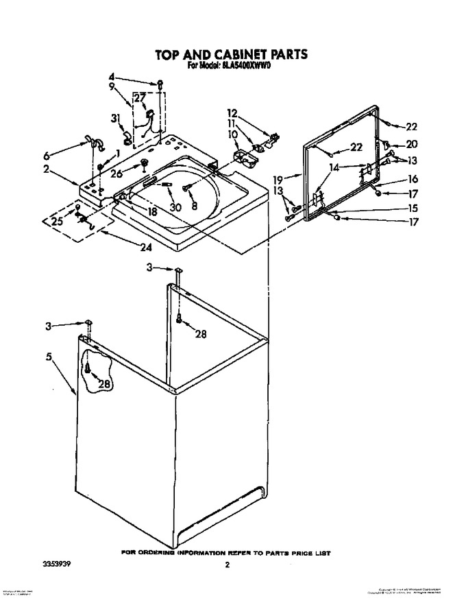Diagram for 6LA5400XWG0