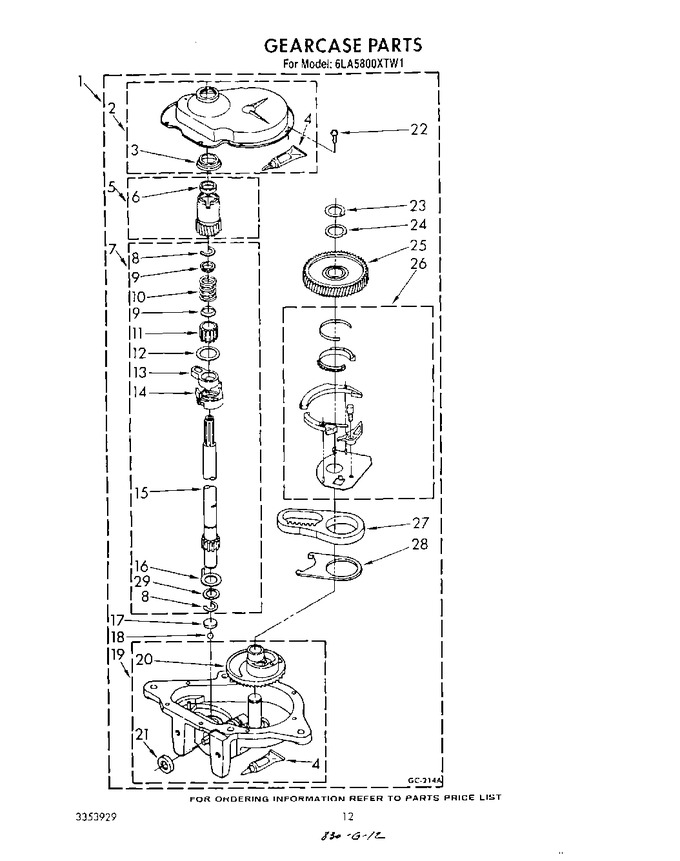 Diagram for 6LA5800XTG1