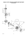 Diagram for 06 - Brake, Clutch, Gearcase, Motor And Pump