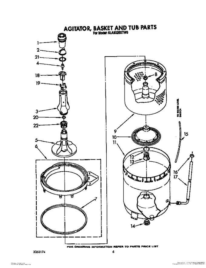 Diagram for 6LA9320XTW0
