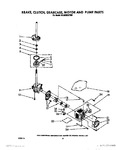 Diagram for 06 - Brake, Clutch, Gearcase, Motor And Pump