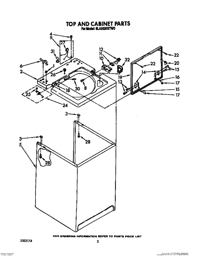 Diagram for 6LA9320XTW0