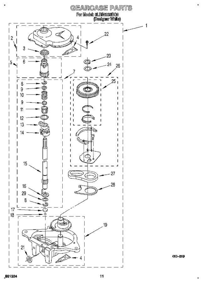 Diagram for 6LBR6233BQ0