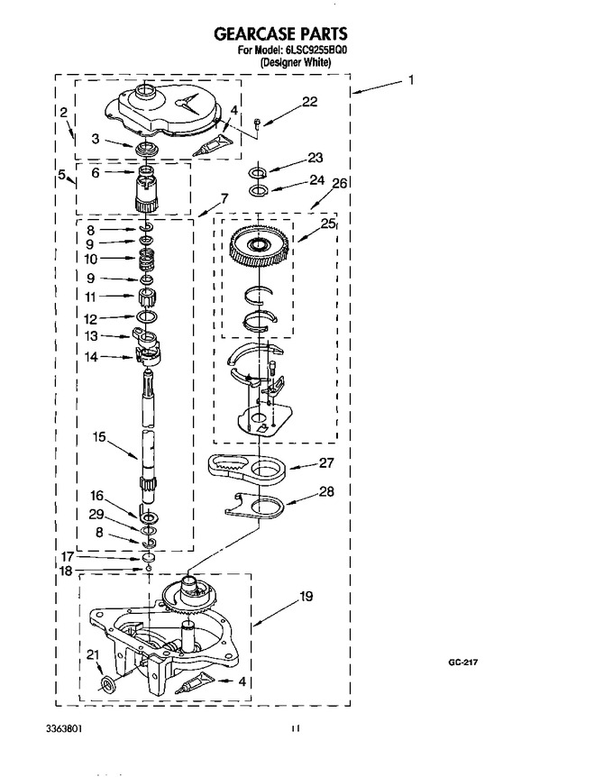 Diagram for 6LSC9255BQ0