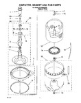 Diagram for 03 - Agitator, Basket And Tub