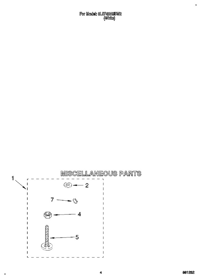 Diagram for 6LSP8255BW2