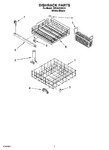 Diagram for 05 - Dishrack Parts