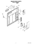 Diagram for 02 - Inner Door Parts