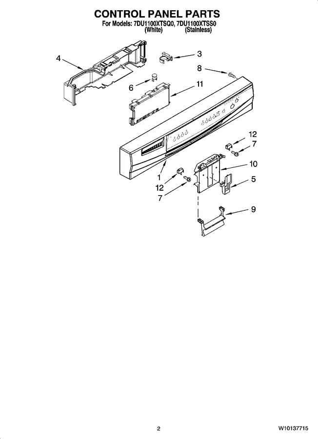 Diagram for 7DU1100XTSQ0
