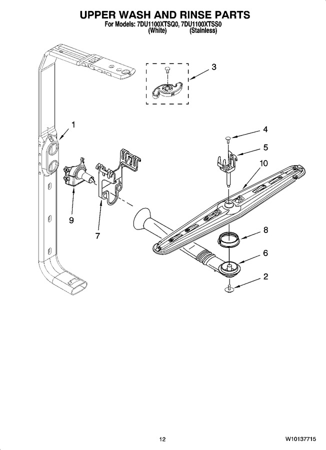 Diagram for 7DU1100XTSS0