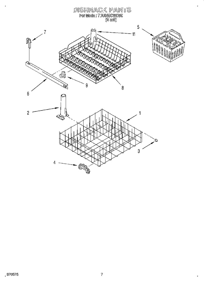 Diagram for 7DU840CWDB0