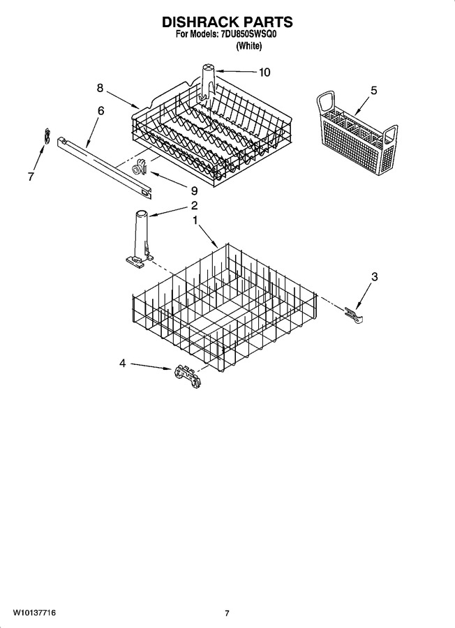 Diagram for 7DU850SWSQ0
