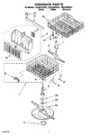 Diagram for 05 - Dishrack Parts