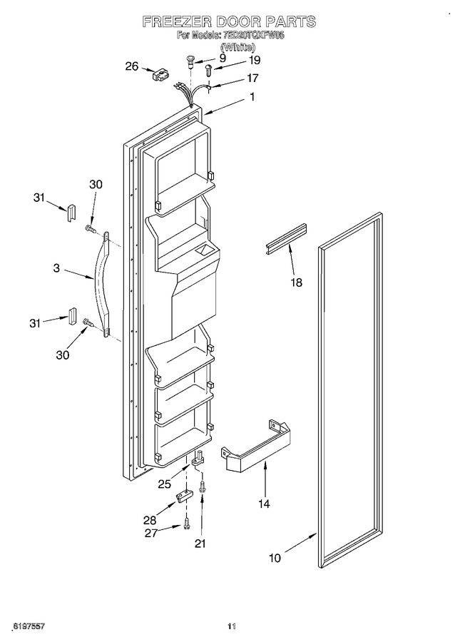 Diagram for 7ED20TQXFW05