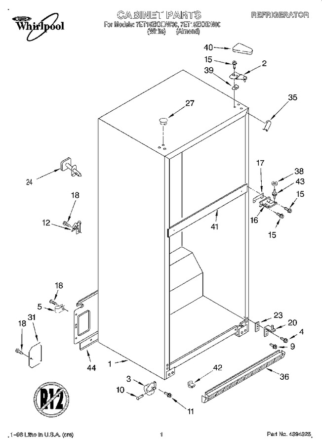 Diagram for 7ET18ZKXDN00