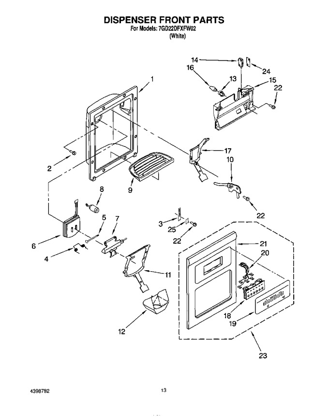 Diagram for 7GD22DFXFW02