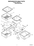 Diagram for 03 - Refrigerator Shelf Parts