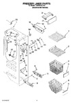 Diagram for 04 - Freezer Liner Parts