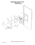 Diagram for 08 - Dispenser Front Parts