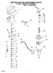 Diagram for 05 - Motor And Ice Container Parts