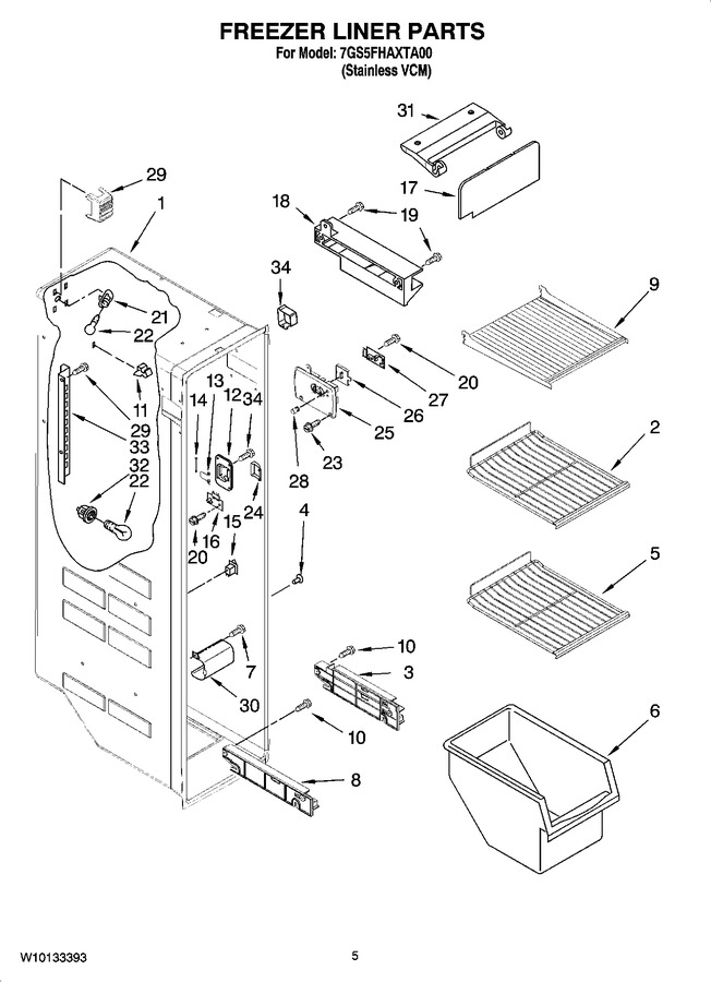 Diagram for 7GS5FHAXTA00