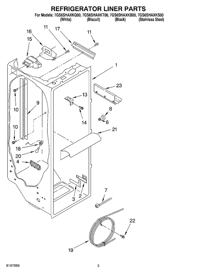 Diagram for 7GS6SHAXKQ00