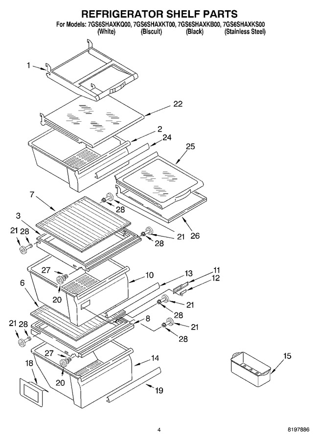 Diagram for 7GS6SHAXKQ00
