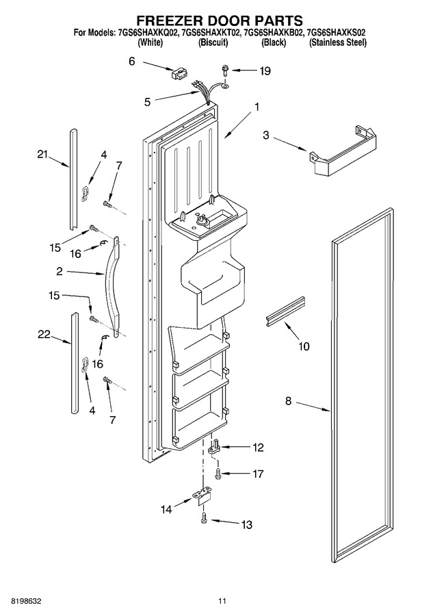 Diagram for 7GS6SHAXKS02