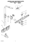 Diagram for 07 - Upper Wash And Rinse Parts