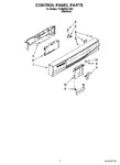 Diagram for 02 - Control Panel Parts