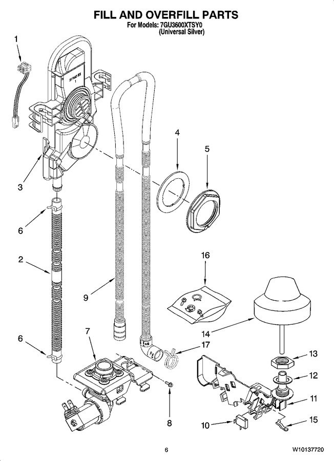 Diagram for 7GU3600XTSY0