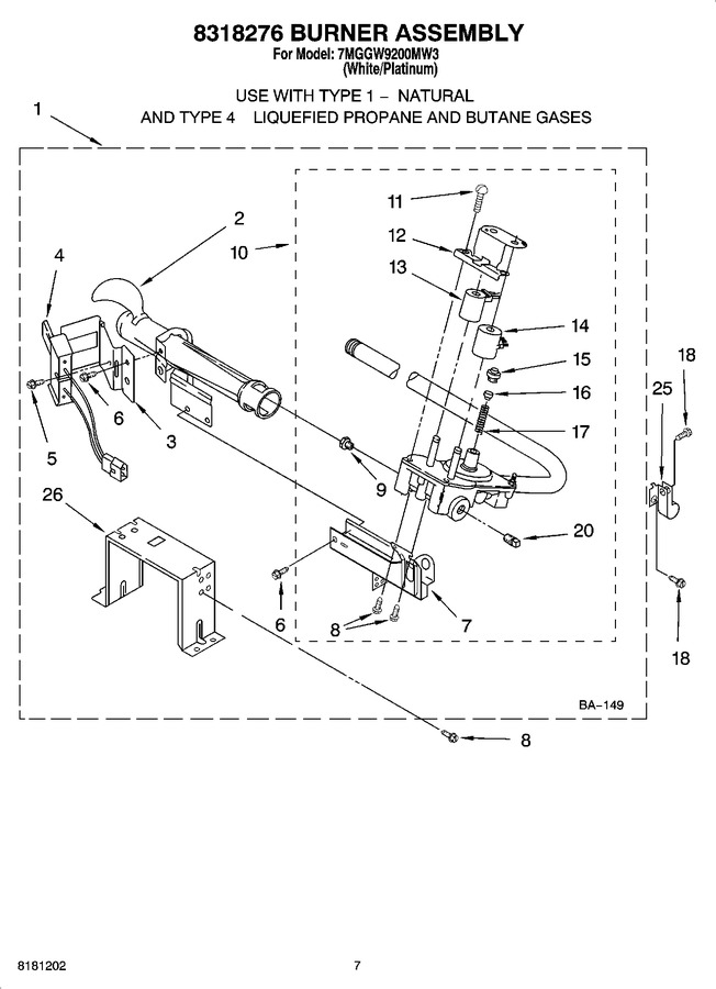 Diagram for 7MGGW9200MW3