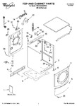 Diagram for 01 - Top And Cabinet Parts