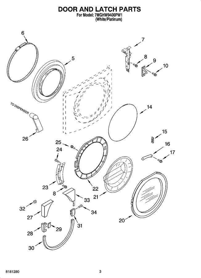 Diagram for 7MGHW9400PW1