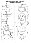 Diagram for 03 - Agitator, Basket And Tub Parts