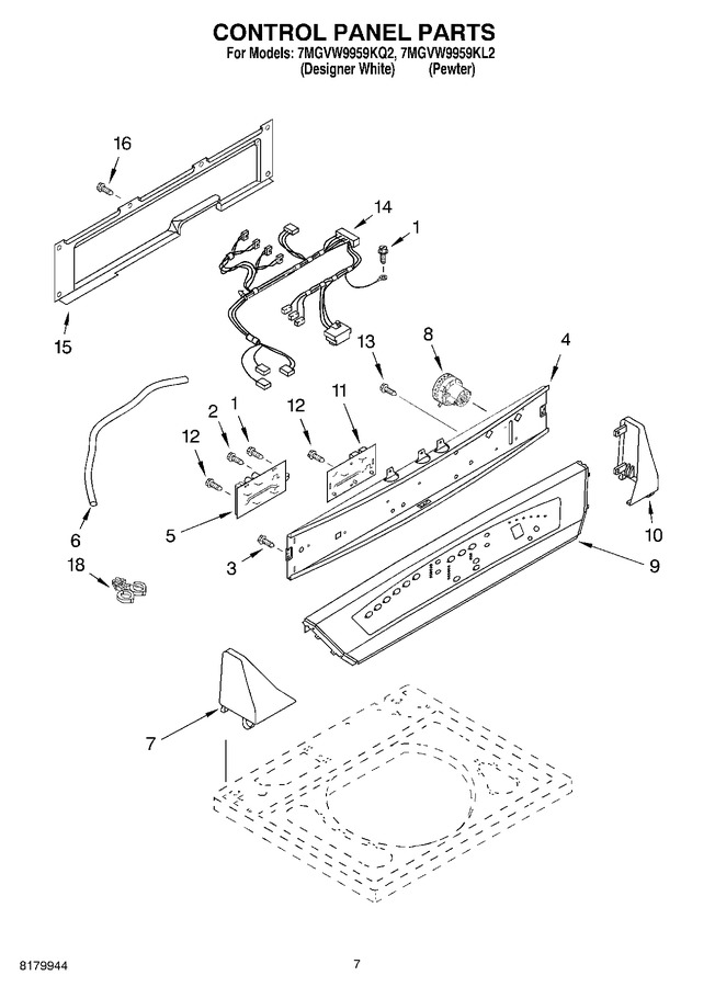 Diagram for 7MGVW9959KL2
