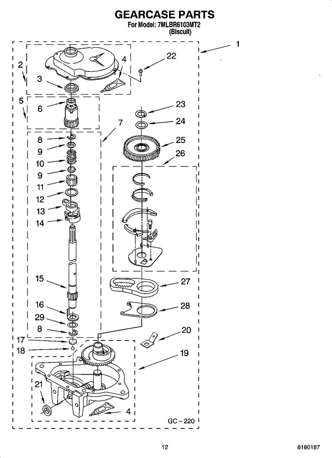 Diagram for 7MLBR6103MT2