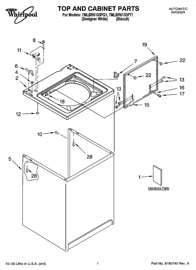 Diagram for 7MLBR6103PQ1
