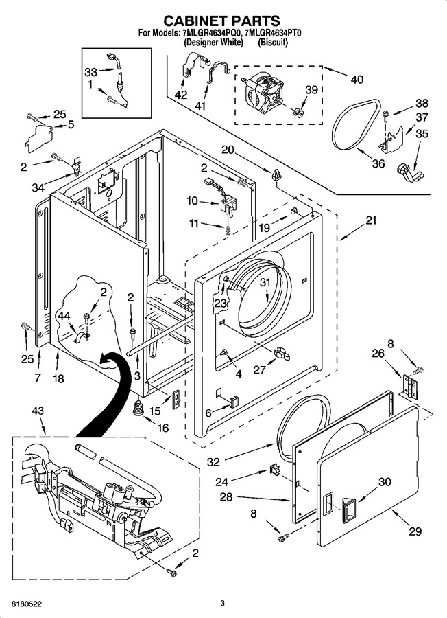Diagram for 7MLGR4634PT0