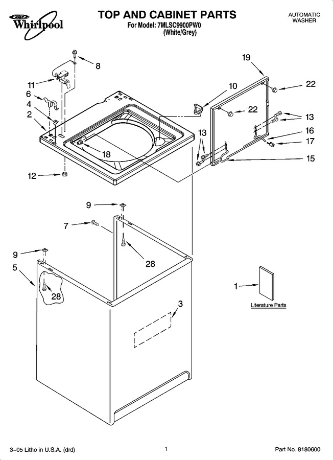 Diagram for 7MLSC9900PW0