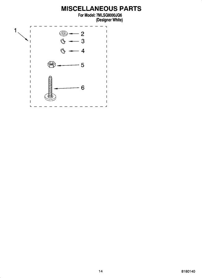 Diagram for 7MLSQ8000JQ6