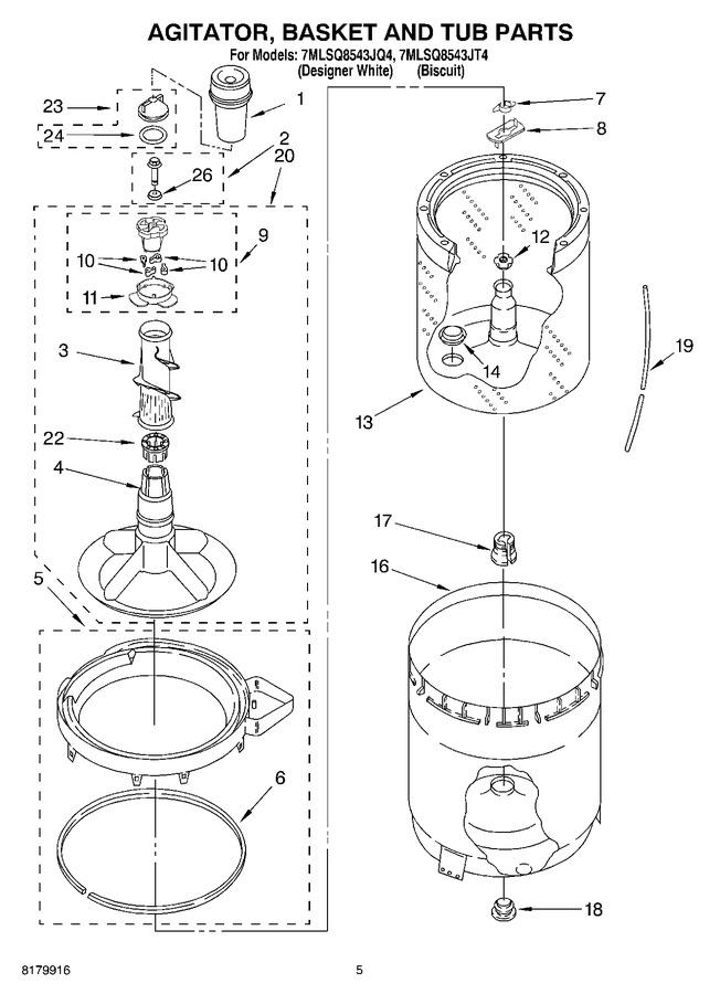 Diagram for 7MLSQ8543JT4