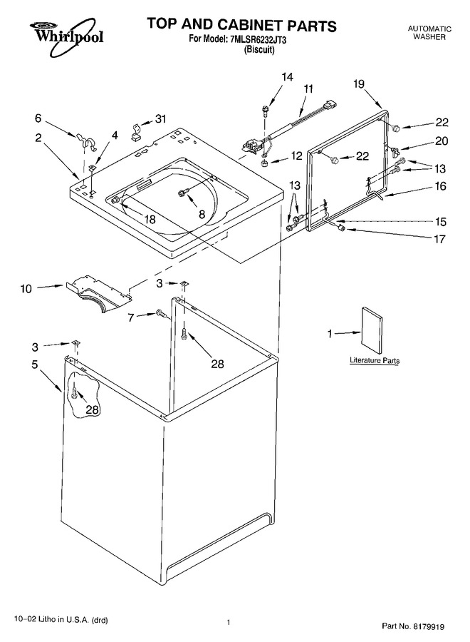 Diagram for 7MLSR6232JT3