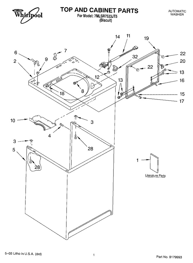 Diagram for 7MLSR7533JT5
