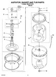 Diagram for 03 - Agitator, Basket And Tub Parts