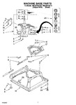 Diagram for 04 - Machine Base Parts