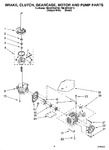 Diagram for 05 - Brake, Clutch, Gearcase, Motor And Pump Parts