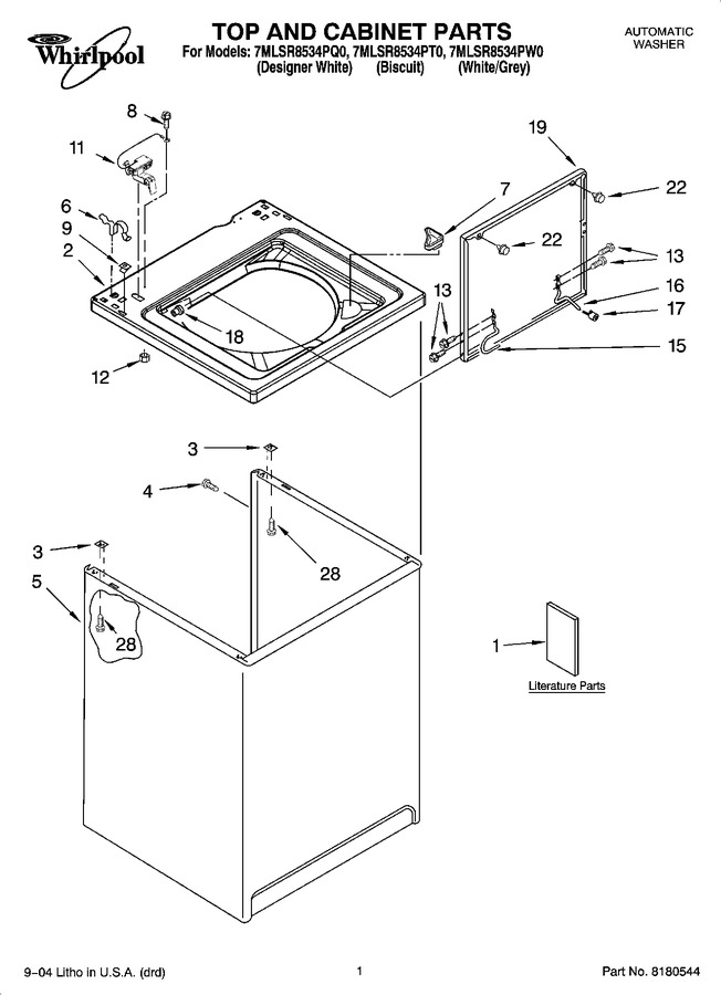 Diagram for 7MLSR8534PW0